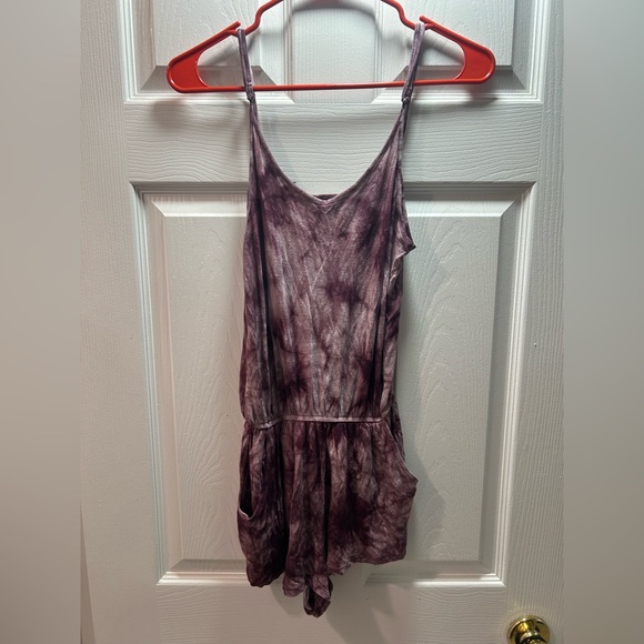Empyre Purple Tie-Dye Romper - Picture 1 of 5